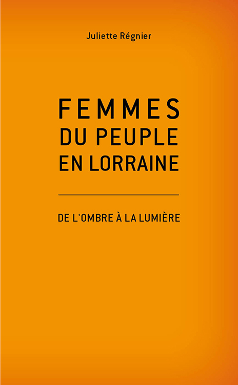 Femmes du peuple en Lorraine -couverture
